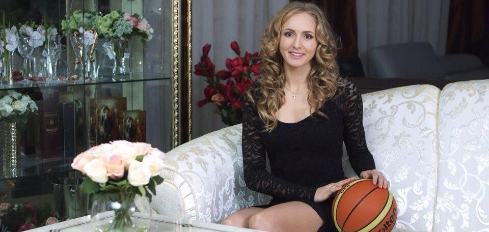 Елена Беглова - специальный гость матча с УГМК