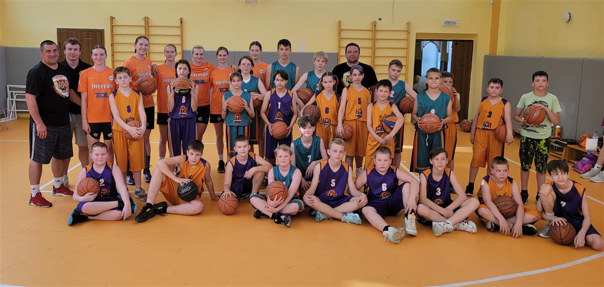 Общение с начинающими баскетболистками