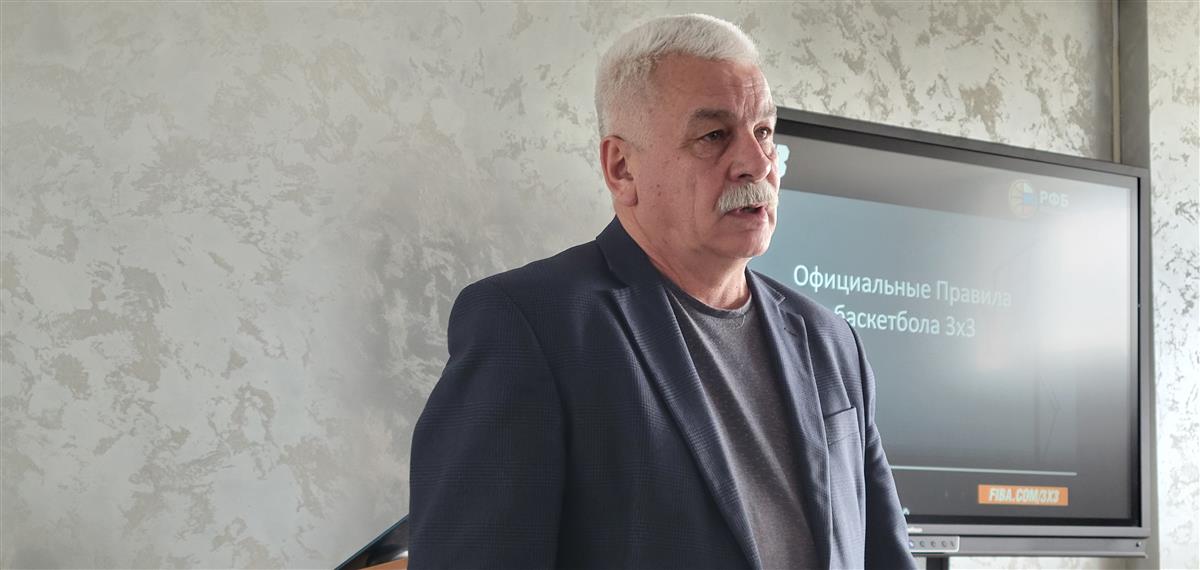 Евгений Снигирёв выступил на собрании для участников Первенства Ивановской области по баскетболу 3x3